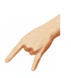 ジェスチャー　Bad Luck!：最悪だ！ついてない