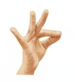 ジェスチャー　Coffee?!：コーヒーでもどう？